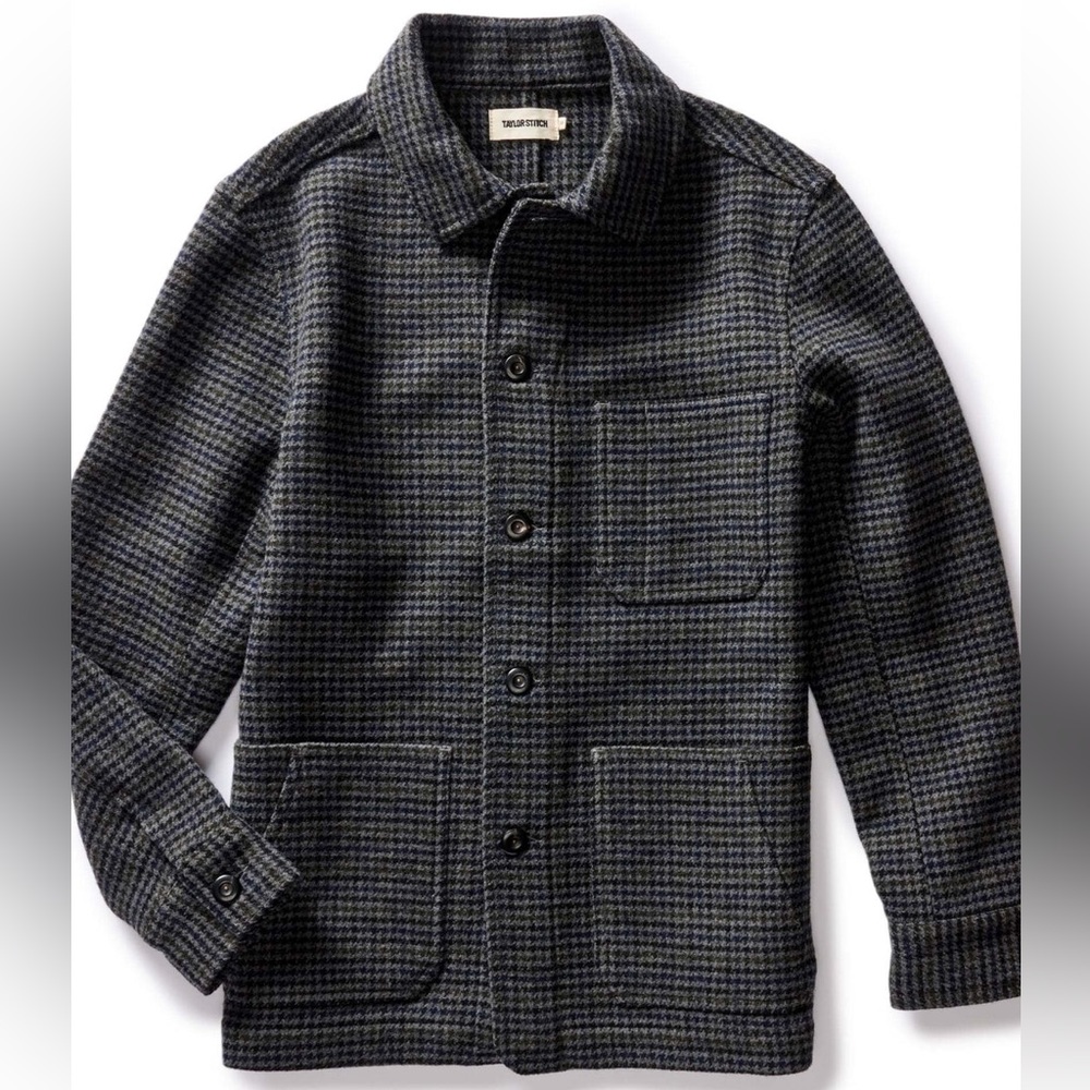 Taylor Stitch Ojai Jacket Ash Guncheck Wool (M-40)
